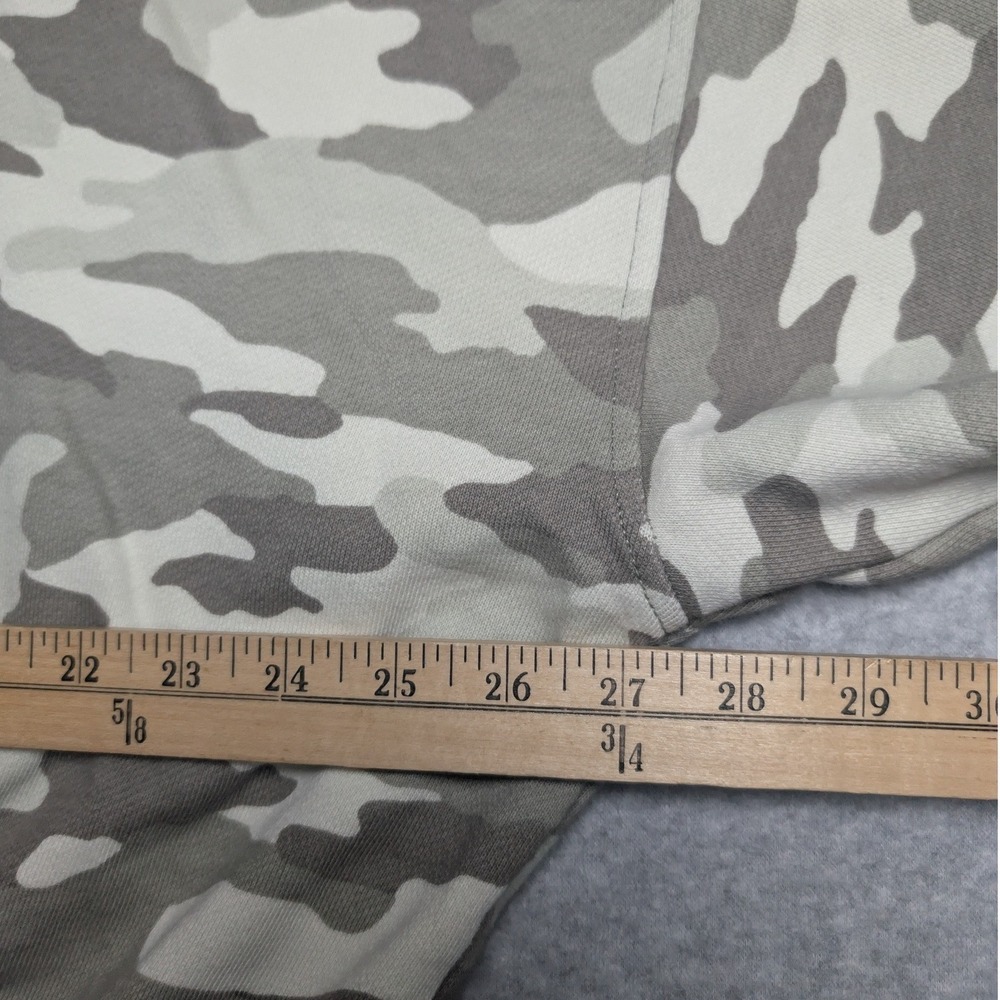 Aerie Womens Camo Cropped Crewneck Sweatshirt Medium Athleisure Loungewear - Picture 8 of 11
